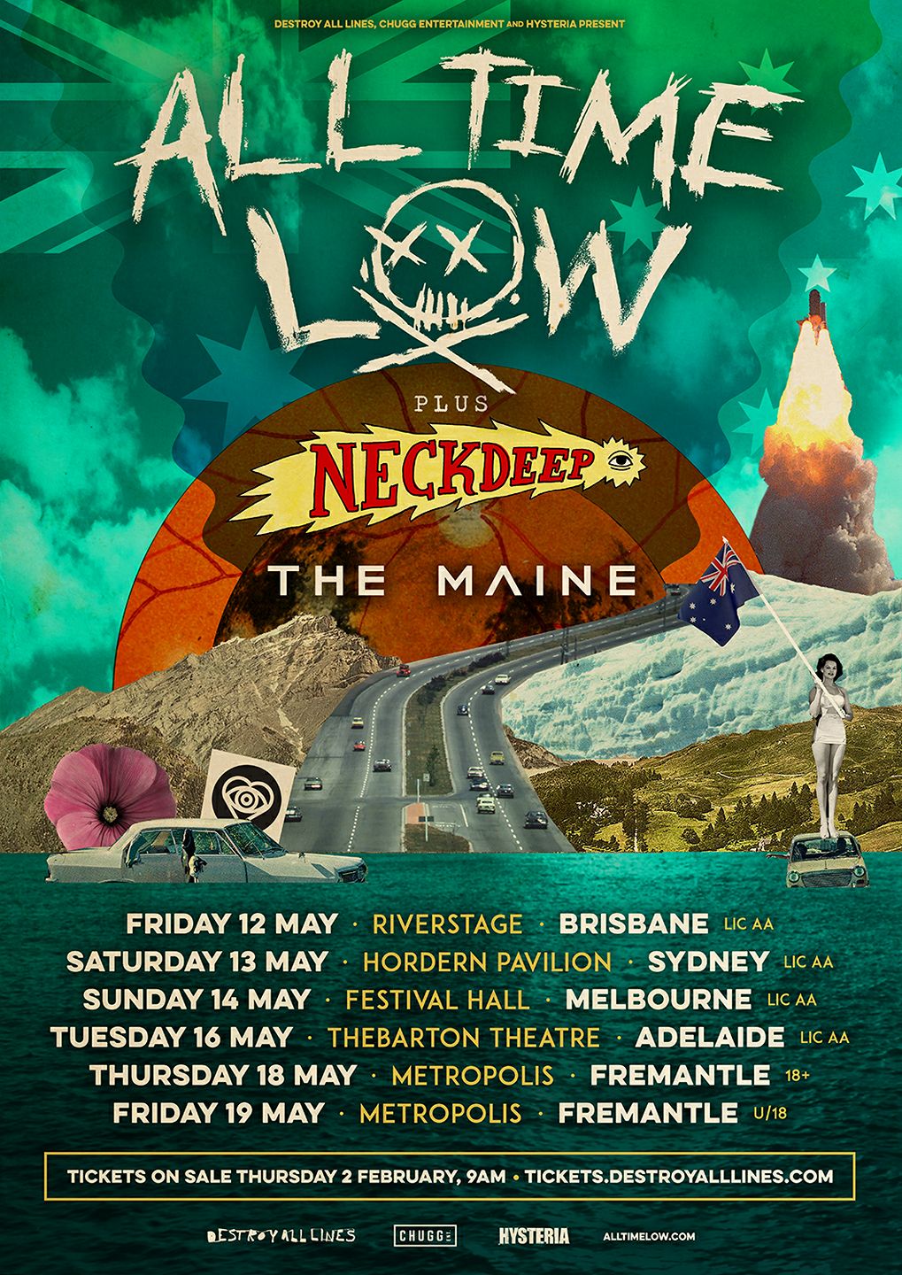 neck deep, the maine, all time low